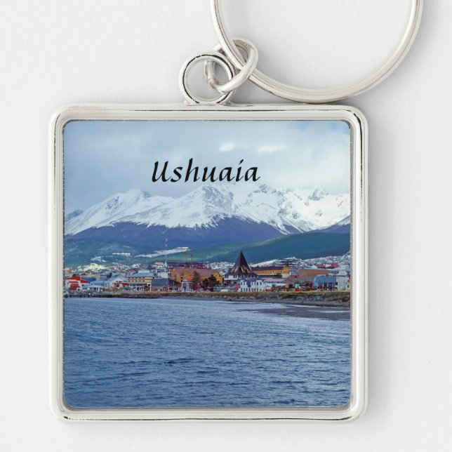 Porte-clés Célèbre Ushuaia - Tierra del Fuego, Argentine (Devant)