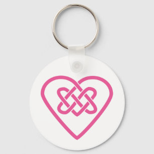 Porte-clés Céltic Heart Keychain - Arrière - plan blanc