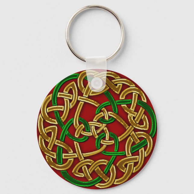 Porte-clés CELTIC KNOTS Collection d'oeuvres irlandaises (Recto)