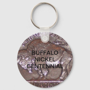 PORTE-CLÉS CENTENNIAL DE NICKEL DE BUFFLE