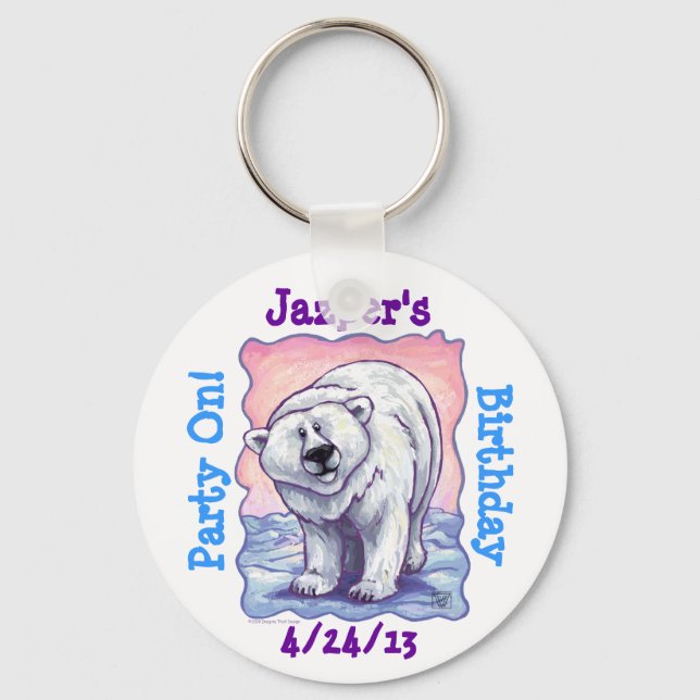 Porte-clés Centre de la fête de l'ours polaire (Recto)