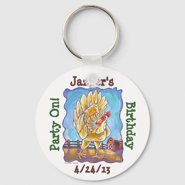 Porte-clés Centre de la fête du poulet (Recto)