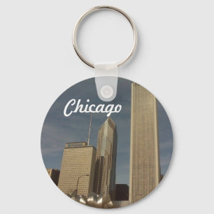 Porte-clés Centre-ville Chicago, porte - clé