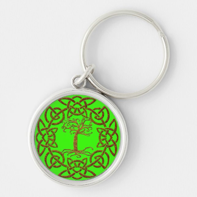 Porte-clés Cercle Celtique de la vie Irlandais Chaîne clé (Devant)