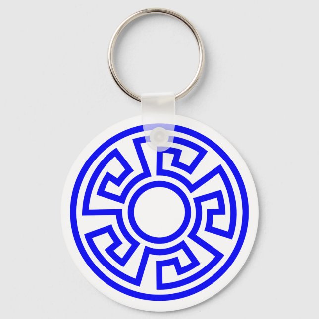 Porte-clés Cercle clé grec (Recto)