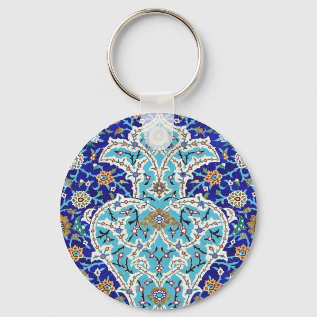 Porte-clés Cercle de clé de conception perse (Recto)