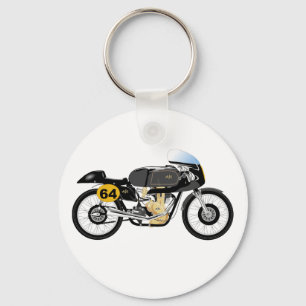 Porte-clés Cercle de clé de moto AJS