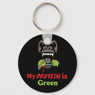 Porte-clés Cercle de touches du bouton Gorilla