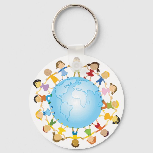 Porte-clés Cercle des enfants dans le monde (Recto)