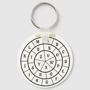 Porte-clés cercle magique