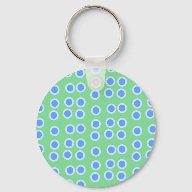 Porte-clés Cercles bleus (Recto)