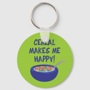 Porte-clés Cereal Makes Me Happy