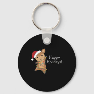 Porte-clés Cerf Noël Cerf Animaux d'hiver