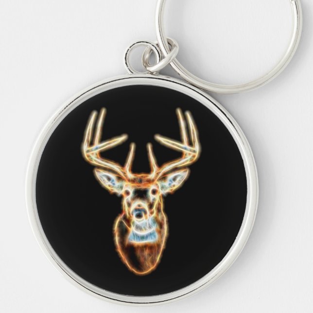 Porte-clés Cerf Tête pure Energy Spirit (Devant)