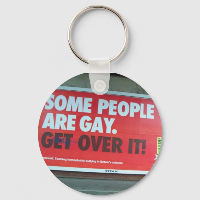 Porte-clés certaines personnes sont homosexuelles (Recto)