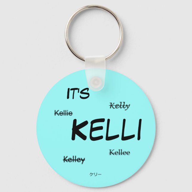 Porte-clés C'est Kelli Porte - clé (bleu) (Recto)