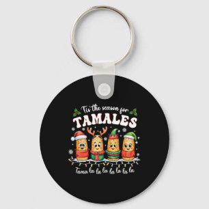 Porte-clés C'est la saison des tamales de Noël mexicain