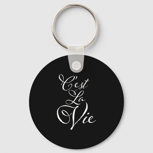 Porte-clés C'est La Vie - Français pour That's Life ! (Recto)