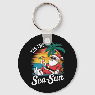 Porte-clés C'est le soleil de la mer Santa Beach Noël en juil