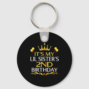 Porte-clés C'est les 2 ans de ma petite soeur Joyeux annivers