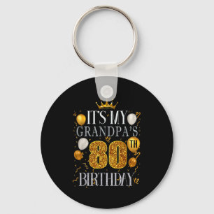 Porte-clés C'est les 80 ans de mon grand-père Joyeux Annivers