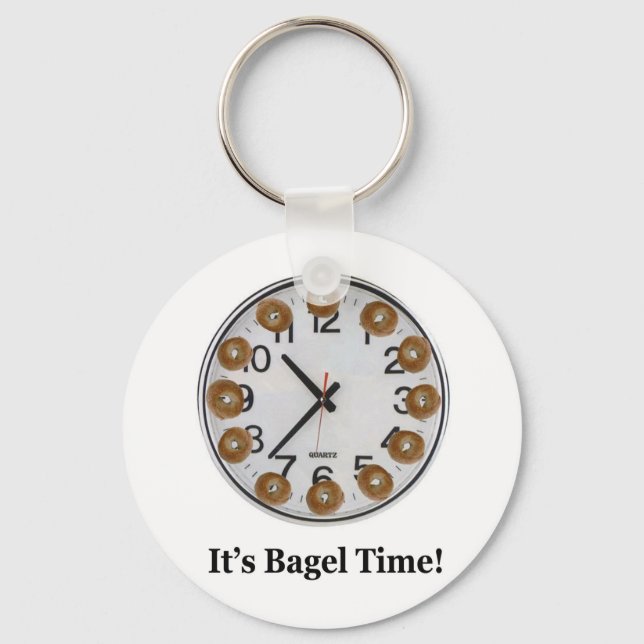 Porte-clés C'est l'heure des Bagels ! (Recto)