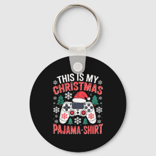 Porte-clés C'est Ma Chemise De Pyjama De Noël De Jeux Xmas Ho
