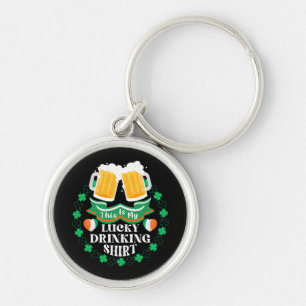 Porte-clés C'est ma Saint-Patrick de bière chanceuse