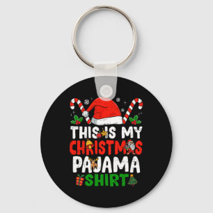 Porte-clés C'Est Mon Jour De Noël En Pyjama