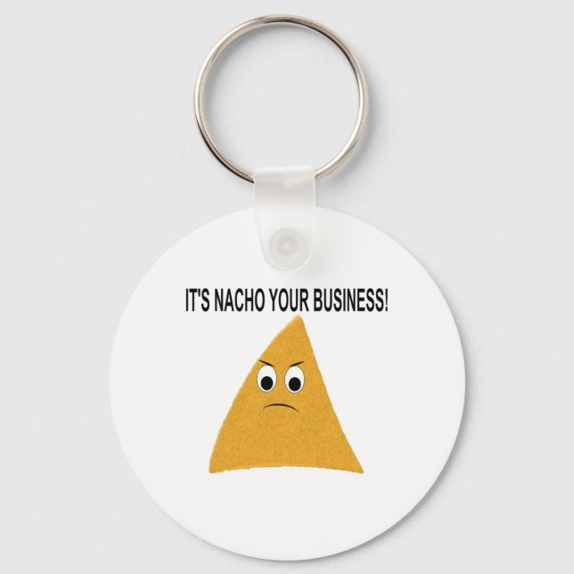 Porte-clés C'est Nacho Your Business (Recto)