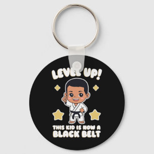 Porte-clés Cet Enfant Est Aujourd'Hui Un Noir Karate Hapkido 