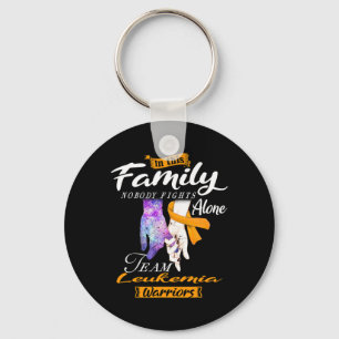 Porte-clés Cette Famille Personne ne combat seul Team Leukemi