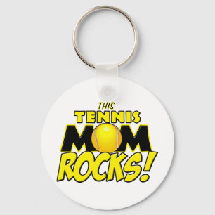 Porte-clés Cette maman Rocks.png de tennis