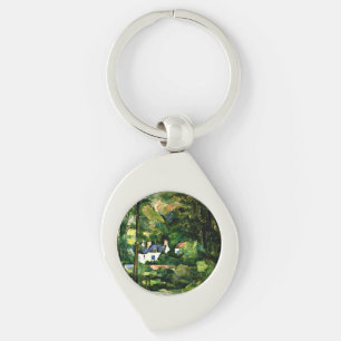 Porte-clés Cezanne - Maisons dans la verdure