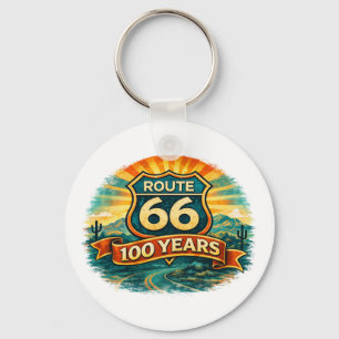 Porte-clés Chaîne à clés Route 66