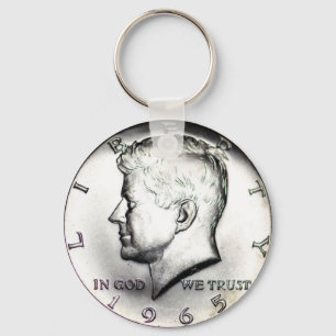 Porte-clés Chaîne principale de demi-dollar de Kennedy