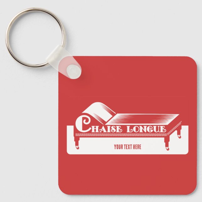 Porte-clés Chaise Longue (Recto)
