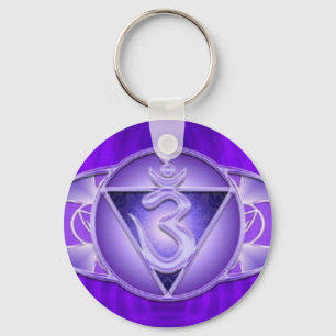 Porte-clés Chakra - Troisième oeil - Porte - clé