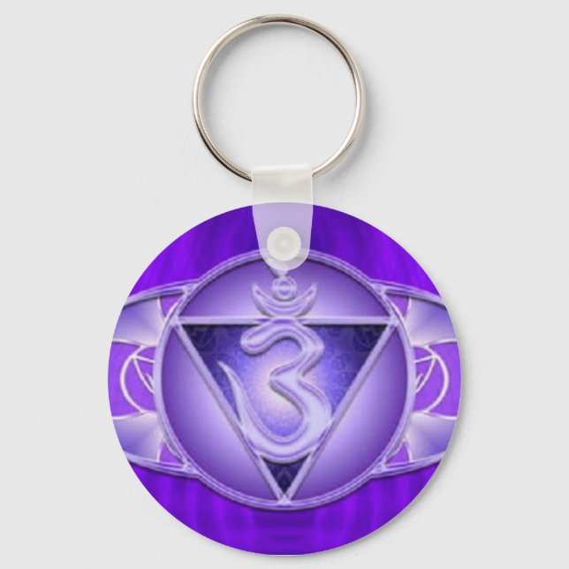 Porte-clés Chakra - Troisième oeil - Porte - clé (Recto)