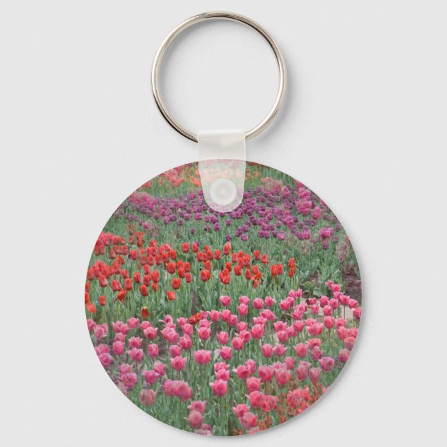 Porte-clés Champ De Tulipes (Recto)