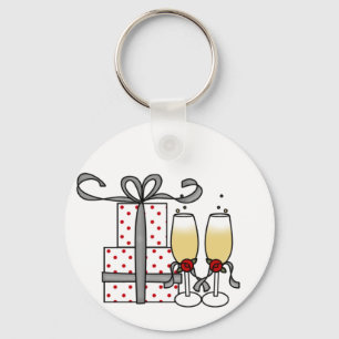 Porte-clés Champagne et porte - clé de cadeaux