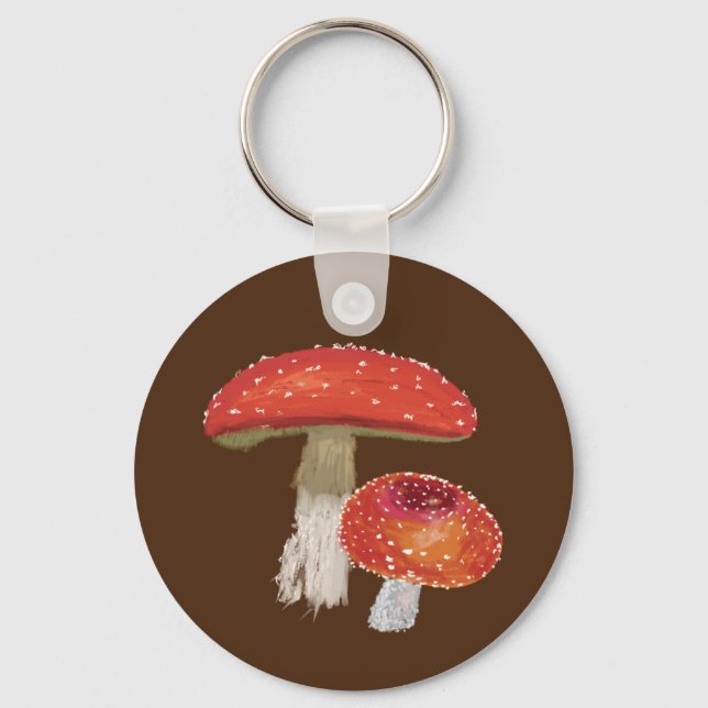 Porte-clés Champignons, Amanita Muscaria (Recto)
