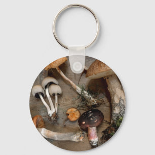 Porte-clés Champignons d'amour des champignons