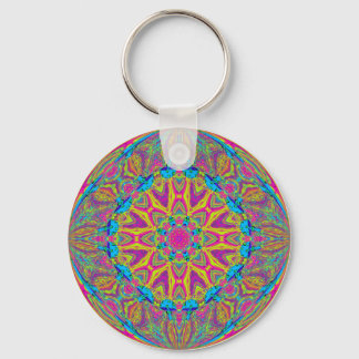 Porte-clés Champignons Mandala