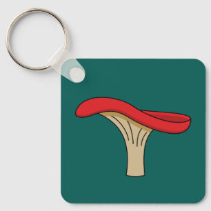 Porte-clés Champignons rouges caricaturés