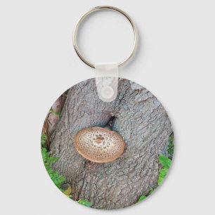 Porte-clés Champignons sur un champignon d'arbre