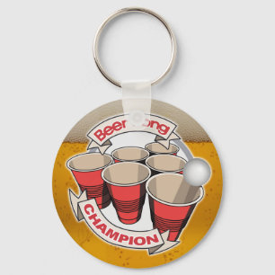 Porte-clés Champion Beer Pong Personnalisable