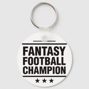 Porte-clés Champion de football d'Imaginaire !