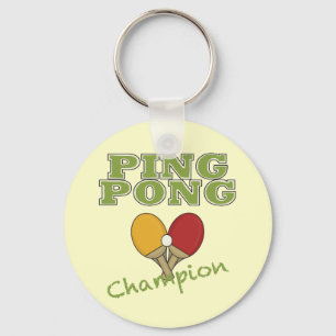 Porte-clés Champion de ping-pong