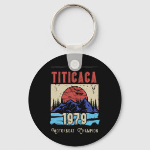 Porte-clés Champion de vedette à moteur du lac Titicaca 1979